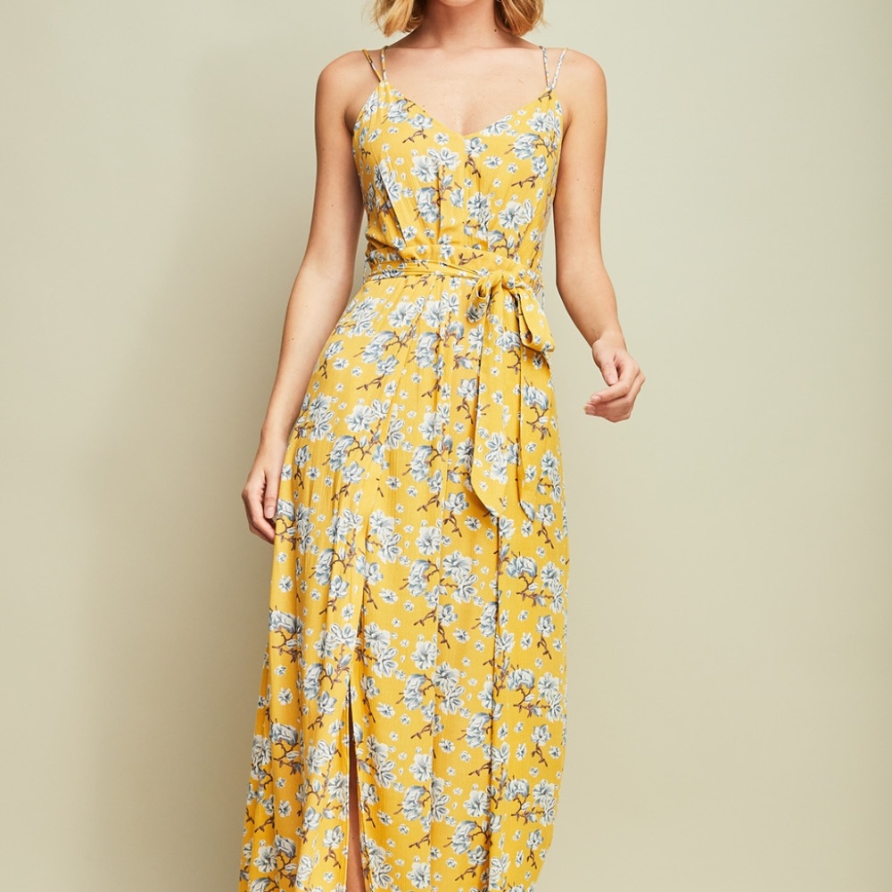 SALE!!!!Floral print crisscross open back jumpsuit - Picture 5 of 8